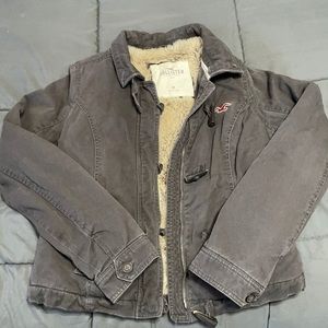 Women’s Hollister faux fur lined coat